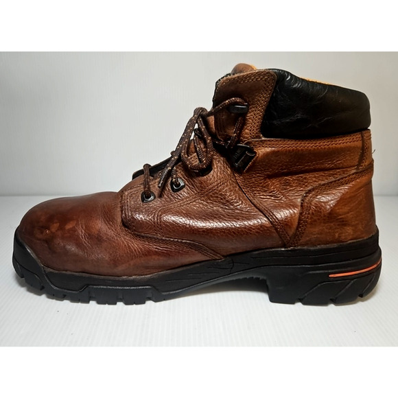 Timberland PRO Series TITAN Size 12M Men Boot Steel Toes Anti Fatigue Brown - Picture 3 of 8